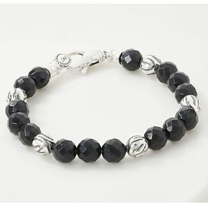 JAI By Joh Hardy Sterling Silver Gemstone Tiger Stripe Bracelet